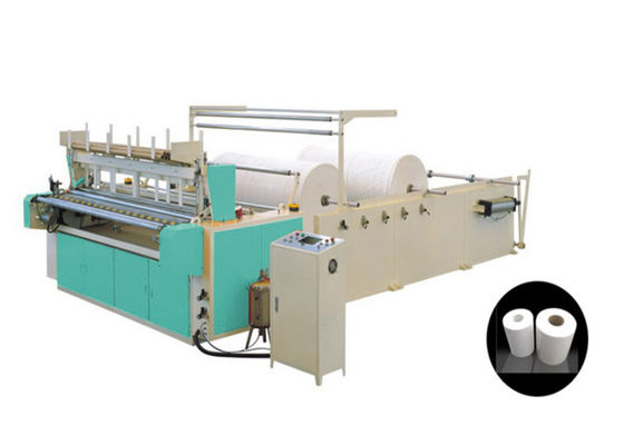 Slitting Rewinding And Perforating 1575mm Toilet Paper Machine Automatic
