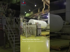 কাগজ মেশিনের জন্য উচ্চ গতির অনুভূমিক বায়ুসংক্রান্ত সিলিন্ডার পোপ রিল