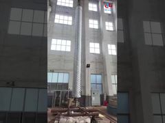 ক্রোম আবরণ কুলিং রোলার ডাবল-শেল নির্মাণ