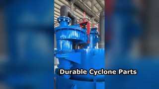 খনির জন্য হাইড্রোসাইক্লোন যন্ত্রাংশ | Vortex Finder Apex Spigot এবং Cyclone Liners