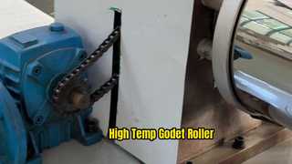 Godet রোলার উচ্চ টেম্প ফাইবার উত্পাদন