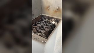 গলানোর প্রস্তুতির জন্য ডাবল খাদ অ্যালুমিনিয়াম ফয়েল শ্রেডার