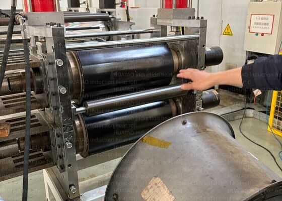 Linear Speed Max 50mmin Hard Chrome Plating Mirror Finish Ultra Precision Calender Roller Linear Pressure: Max 1000kNm
