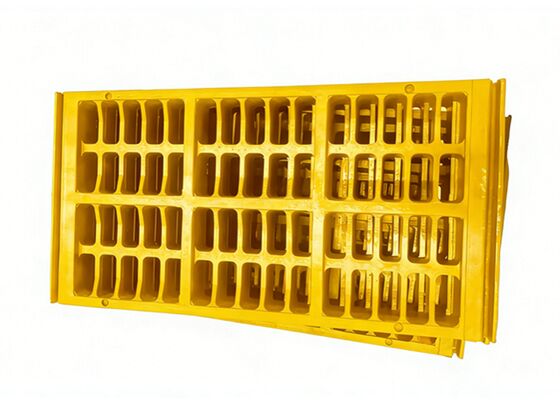 Trell-ex TS Transversal Modular Rubber Screen Plate for Aggregate Stratification ISO9001