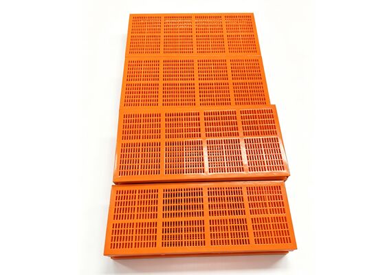 Polyurethane Modular Panel with Hammer-In Pin Fasteners for Mining Equipment Decks