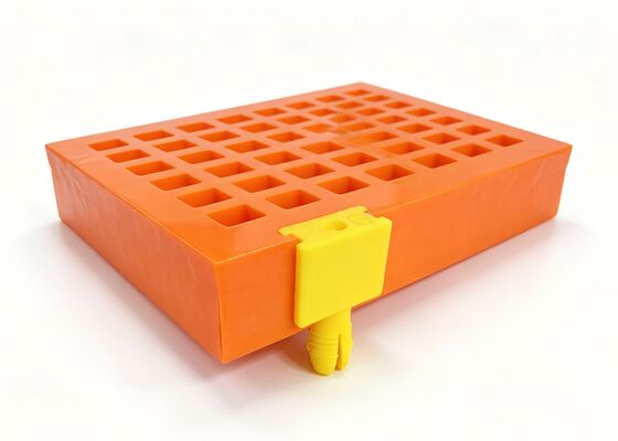 High Frequency Polyurethane Fine Screen Mesh for Kaolin and Silica Sand Processing