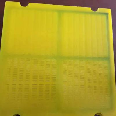 Durable Polyurethane Dewatering Screen Panel with 0.1mm Slot Opening, Steel Frame Reinforced, and 305x305mm Size