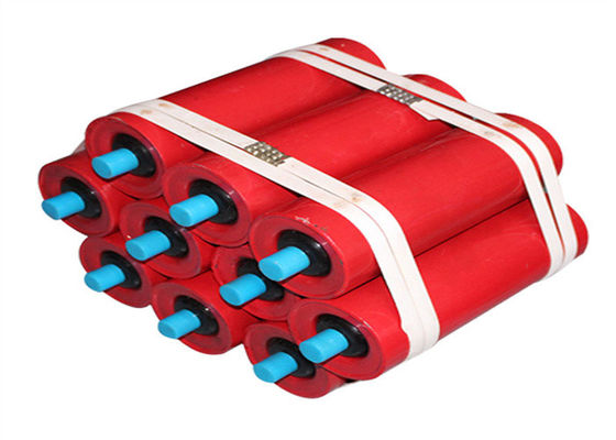 Heavy Duty Conveyor Roller With SKF Bearing And Self Cleaning Design For Mining