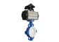 Pneumatic Vacuum Ductile Iron Stainless Steel Butterfly Valve DN40