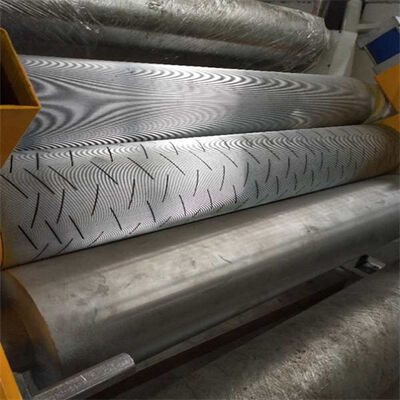 Tungsten Carbide Coated Corrugated Roller 48CrMo Alloy Steel