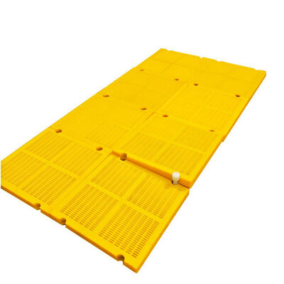 45mm Thick PU Dewatering Screen Panel 1.0mm Slot for Coal Mining