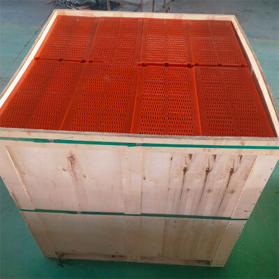 LS300*500 Polyurethane Screen Mesh Material  Steel Frame And Polyurethane Surface
