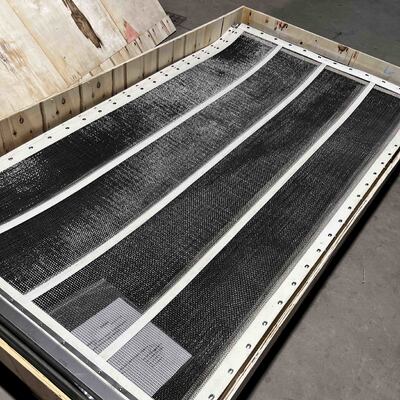 316SS Stainless Steel Grommet Screen with PU Strip Reinforced for 30% Larger Open Screening Area