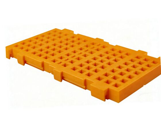 Custom 610x300x50mm Red Modular Rubber Screen Mat for Iron Ore Classification ASTM Technical