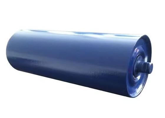 Self Cleaning Conveyor Roller Black Rubber Disc Wet Material Conveyor System