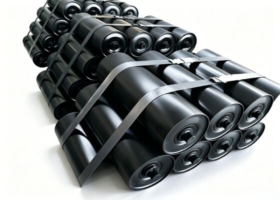 Conveyor Idler Roller Steel Bearing Housing High Wear Resistance Mining Conveyor Use