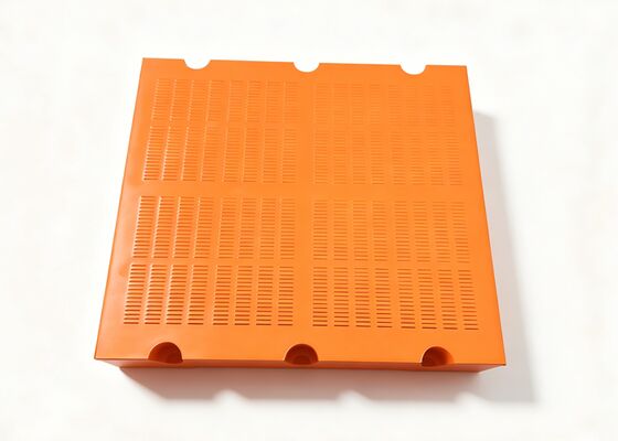 Polyurethane Impact Sieve Plate with Metal Base for Primary Scalping Screens