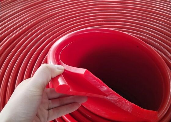 PU Conveyor Belt Side Skirting Abrasion Resistant Yellow Mining Conveyor Components