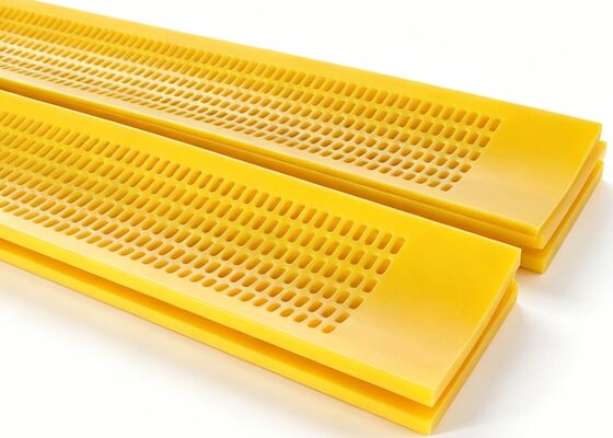 Boomerang Shaped Aperture PU Flip Flow Panels for Metal Scrap Recycling