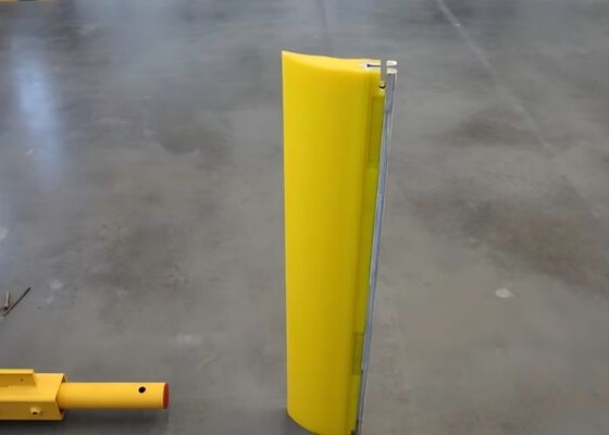 Polyurethane Conveyor Cleaning System Adjustable Tension Aggregate Conveyor Use