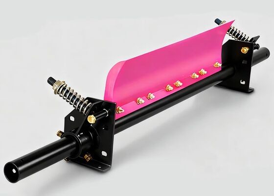 Conveyor Belt PU Scraper Orange Blade Heavy Duty Bulk Material Handling Use
