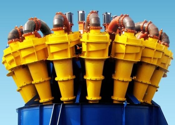 High Efficiency Mining Hydrocyclone Separator with Wear Resistant PU Liner and 30-100μm Cut Size