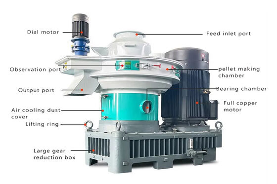 80mm Diameter Biomass Briquette Press for Export Fuel