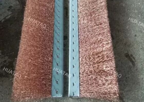 Continuous Press Steel Belt Cleaning Brush, High Temperature Nylon Filament, Custom Length For Wood Panel Line