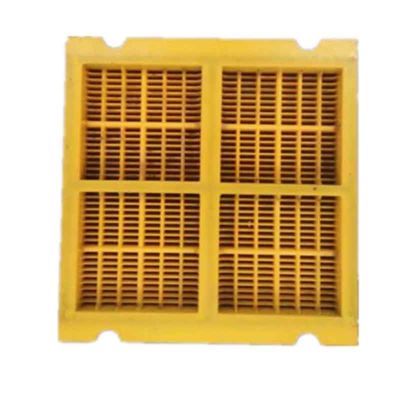 Polyurethane Dewatering Screen with 0.1mm Slot Opening and Steel Frame Reinforced for High Wear Resistance in Mining Screening Equipment