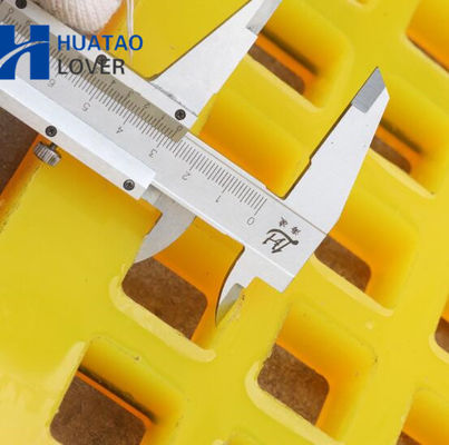 Vibrating Screens PU Screen Panel with Polyurethane Material and Embedded Steel Frame for Mineral Processing Featuring Self-Cleaning Apertures and Wide Range 5-50mm