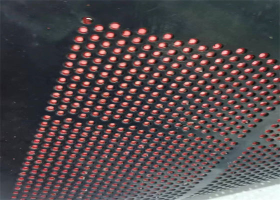 5 মিমি ডিপার্টচার সাইজ স্ব-পরিষ্কার স্ক্রিন বৃত্তাকার গর্ত সুবিধার জন্য রাবার