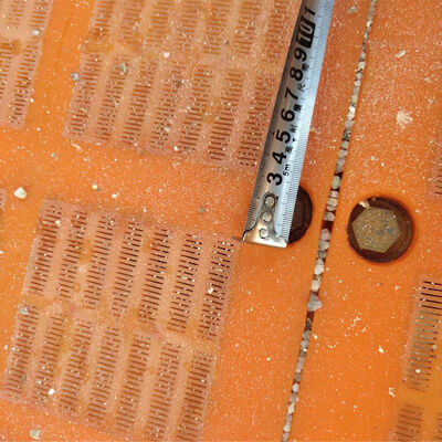 30 মিমি বেধ পলিউরেথেন Mesh Pu কয়লা ওয়াশিং প্ল্যান্ট জন্য