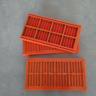 লিনিয়ার স্যান্ড সিভিং মেশিন পলিউরেথেন স্ক্রিন প্যানেল ডিওয়াটারিং শেকার কম্পন স্ক্রিন