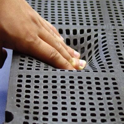 সিভিং 60 * 12 মিমি রাবার স্ক্রিন প্যানেল প্রতিস্থাপন Multotec জন্য খনি শিল্প