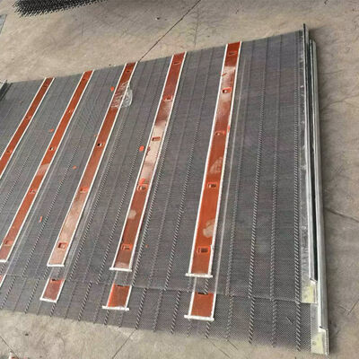 ক্রাইমড বোনা পলি রিপল স্ব-পরিস্কার স্ক্রিন জাল জন্য কালো মাইনিং সিভস মধ্যে কম্পন স্ক্রিন