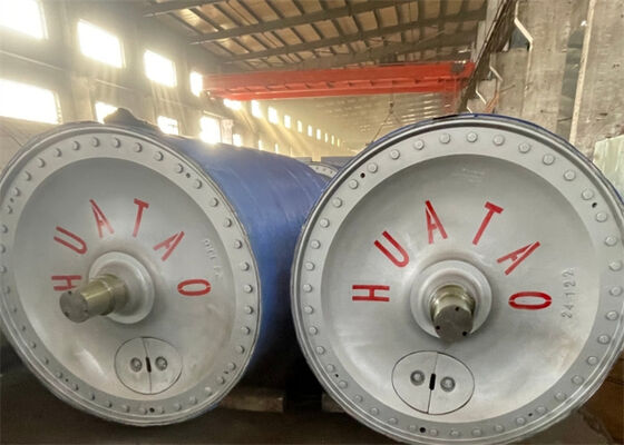 Cast Iron High Security Dryer Cylinder for Papermaking with Ra 0.1-0.4 Roughness and 500-1200m/min Speed