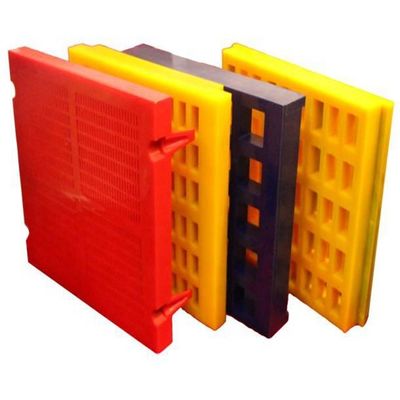 বালির জলাবদ্ধতার জন্য স্ক্রিন মাদুর পিউ ডিউ ওয়াটারিংয়ের জন্য মডুলার পিইউ প্যানেল De