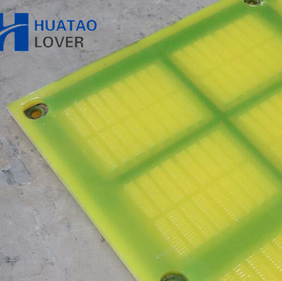 পাথর কভারিং এবং সাইজিং জন্য উচ্চ শক্তি Polyurethane কম্পন পর্দা জাল