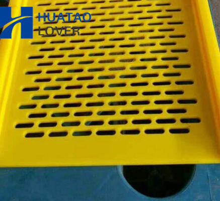 কয়লা ধোয়ার জন্য ফ্লিপ ফ্লপ ম্যাটগুলি পলিউরিথেন স্ক্রিন 3x10 মিমি অ্যাপারচার